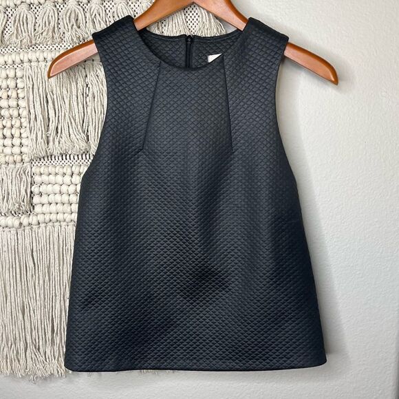 H&M Black Quilted Tank Top - Picture 1 of 5